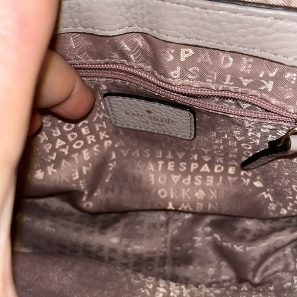 Kate Spade two tone crossbody in black and taupe - Picture 8 of 12